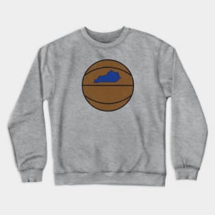 Kentucky Distressed Basketball Crewneck Sweatshirt